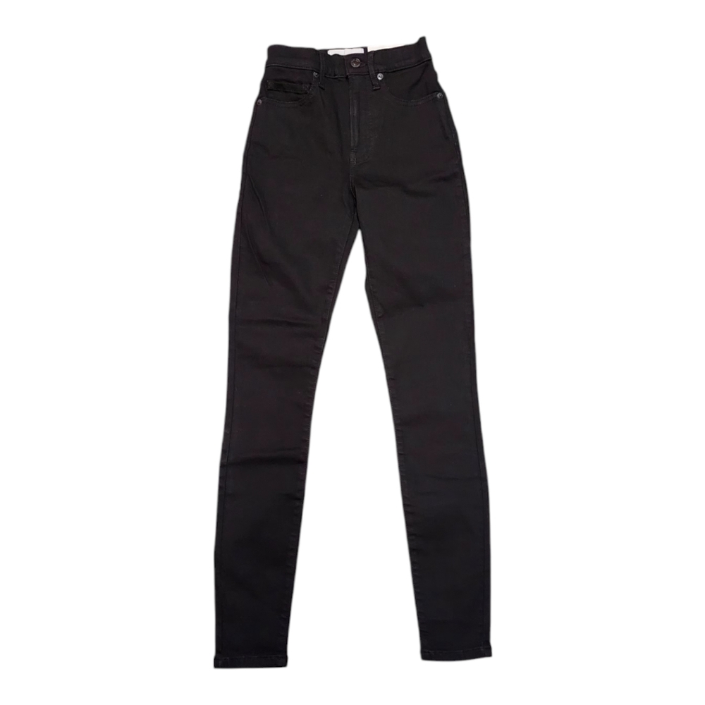 Everlane Authentic Stretch High Rise Skinny Black Size 23 Tall NWT
